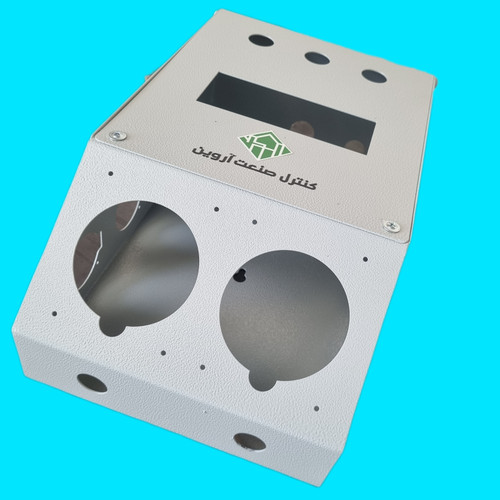 کابینت فلزی تابلو پریز روکار با دو پریز سه فاز و ۴ پریز تکفاز