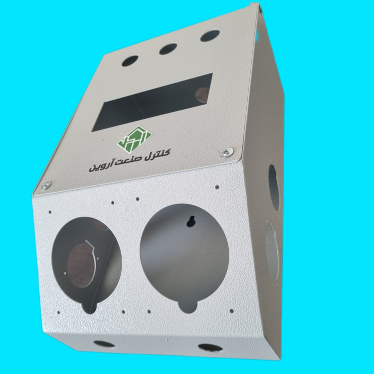 کابینت فلزی تابلو پریز روکار با ۲ پریز سه فاز و ۴ تکفاز